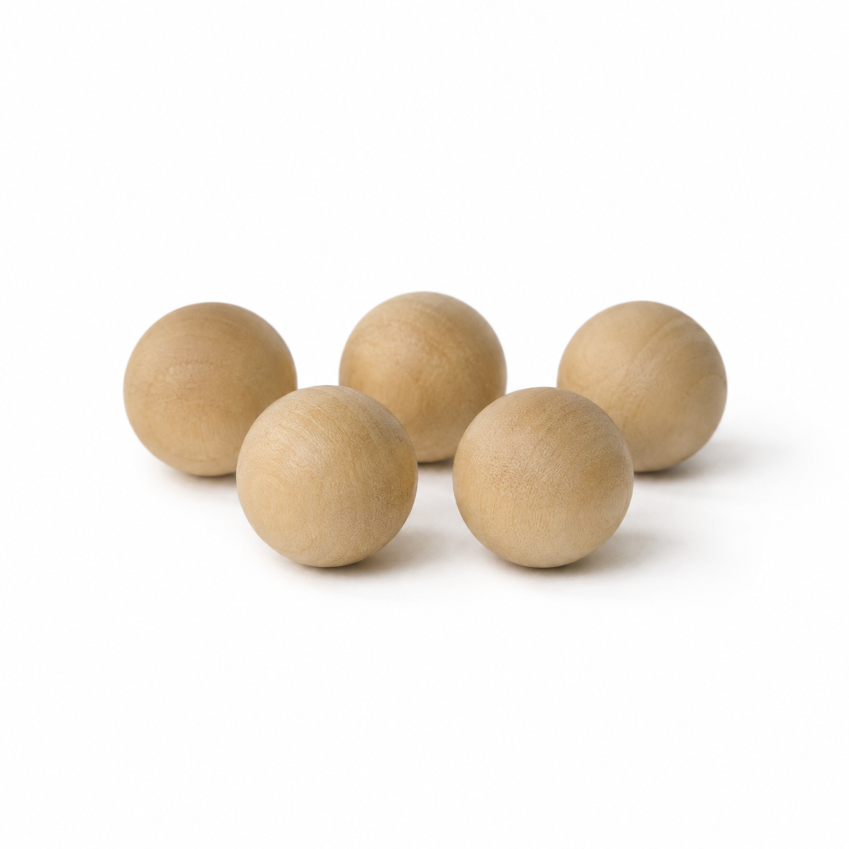 5 Holzmurmeln