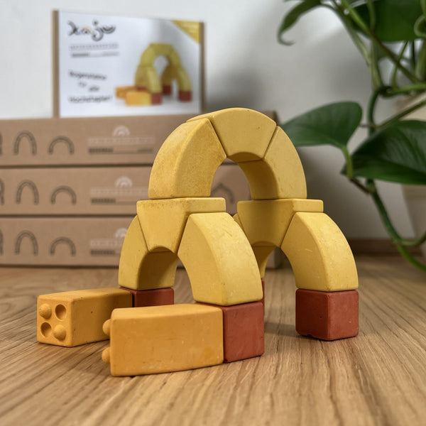 Entdecker-Set Bogenstapler – kajuBOGENBAU Spielsteine-Set